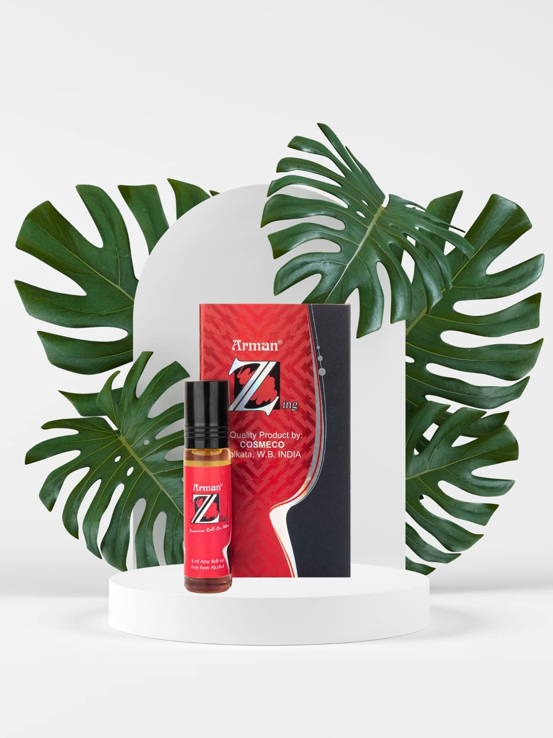 

Arman Zing Premium Attar Roll On - 6 ml, Red