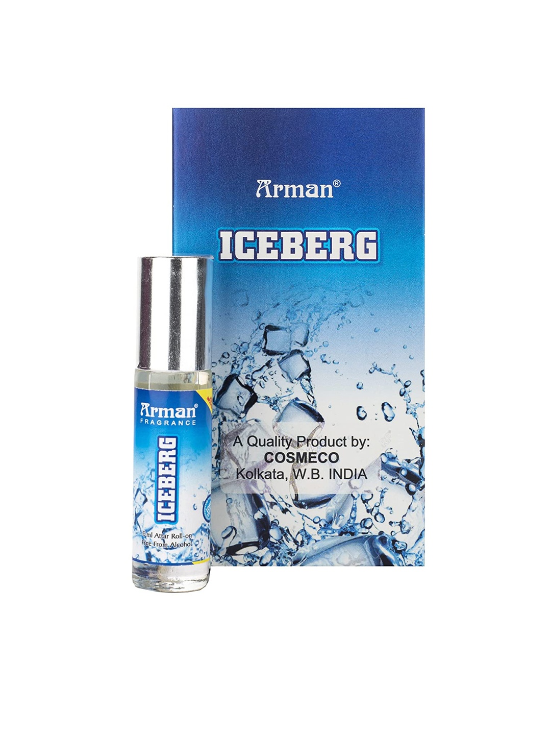 

Arman Iceberg Natural Attar Roll-On - 6ml, Blue