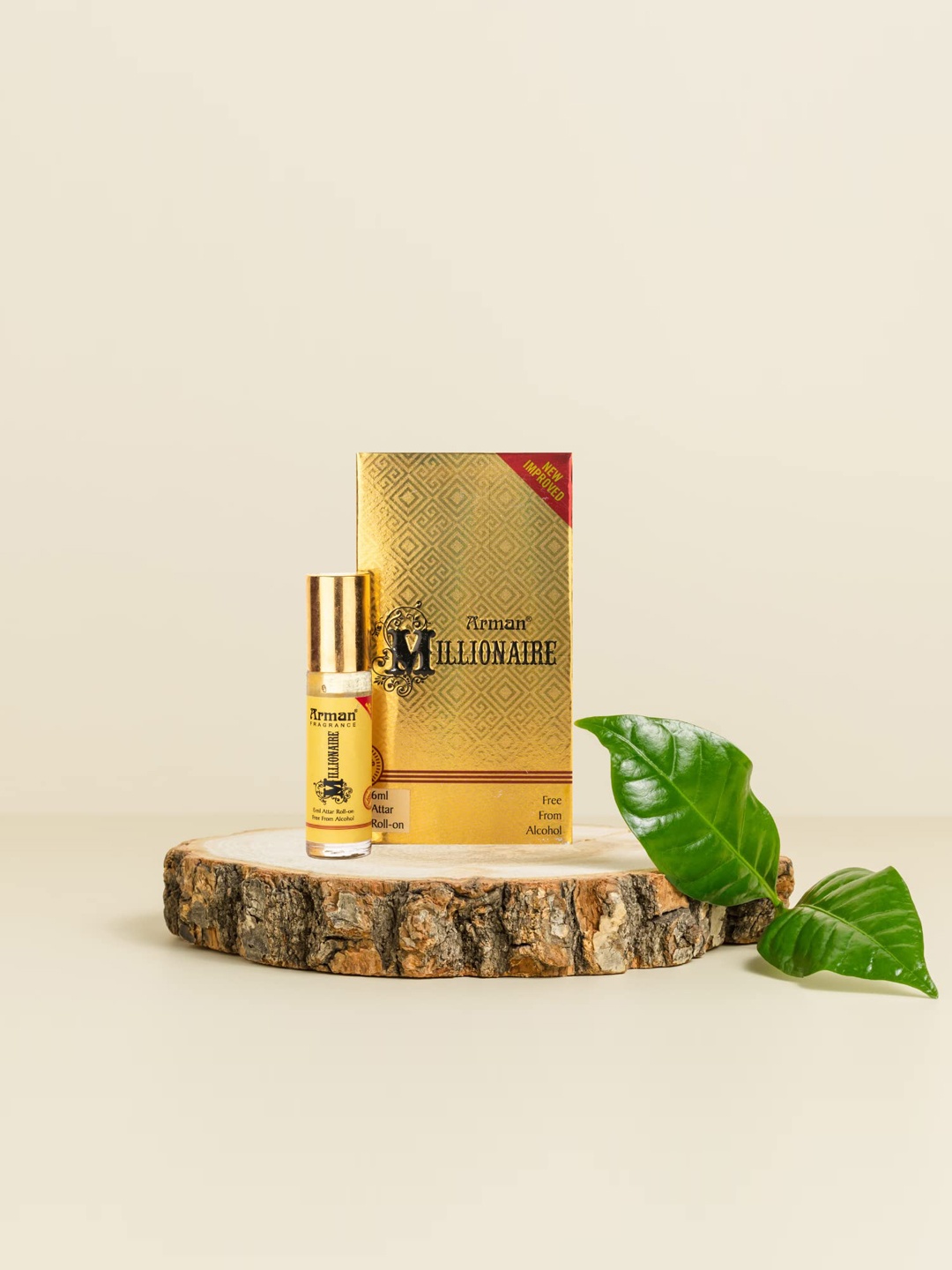 

Arman Millionaire Long-Lasting Attar Roll-On - 6ml, Gold