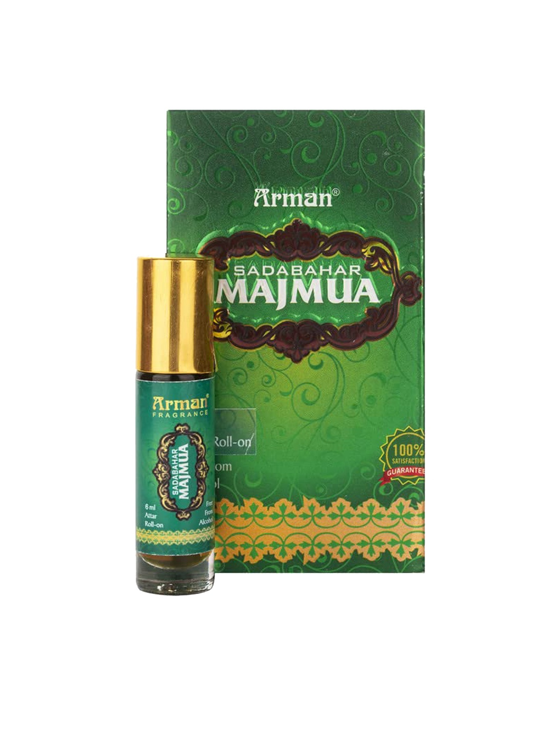 

Arman Sadabahar Majmua Attar Roll On - 6 ml, Green