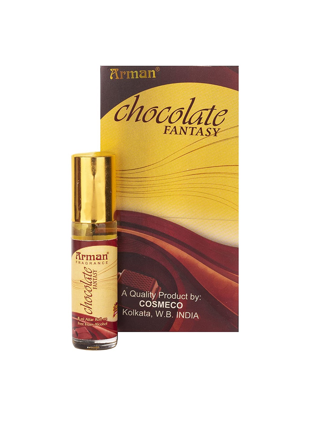 

Arman Chocolate Fantasy Attar Roll On - 6 ml, Yellow