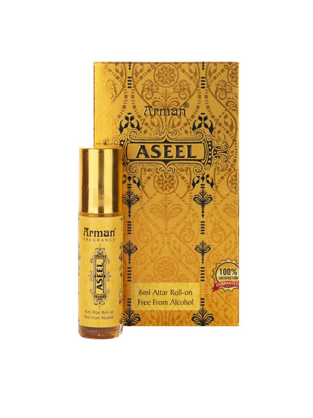 

Arman Aseel Long Lasting Attar Roll On - 6 ml, Yellow