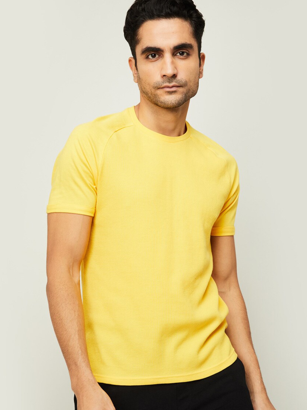 

Fame Forever by Lifestyle Men Yellow T-shirt
