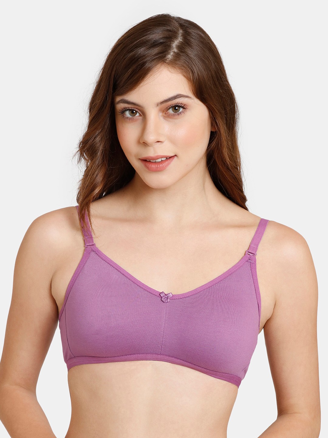 

Rosaline by Zivame Women Purple Solid Everyday Bra