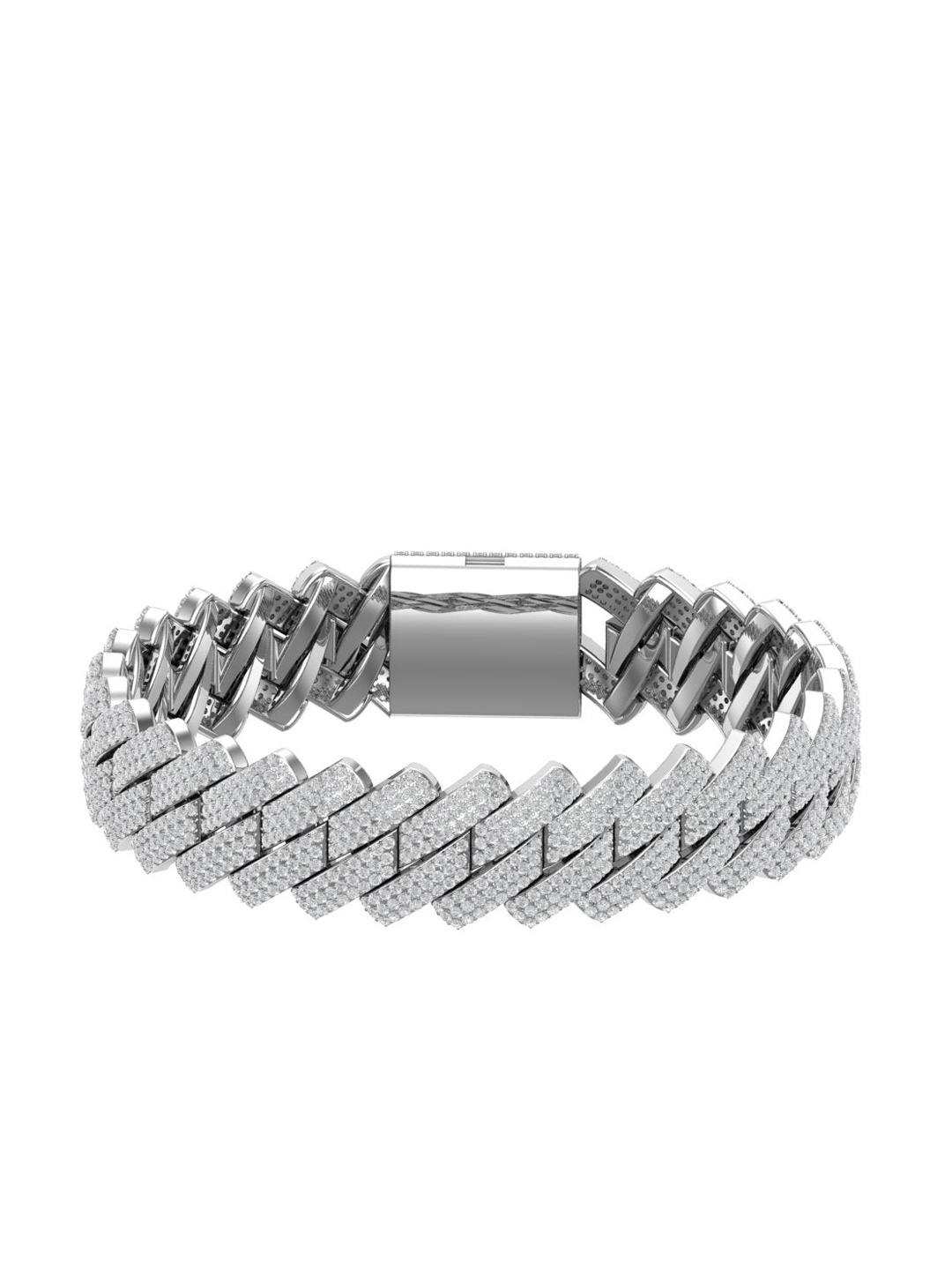 

Zillionaire Unisex Silver Bracelet