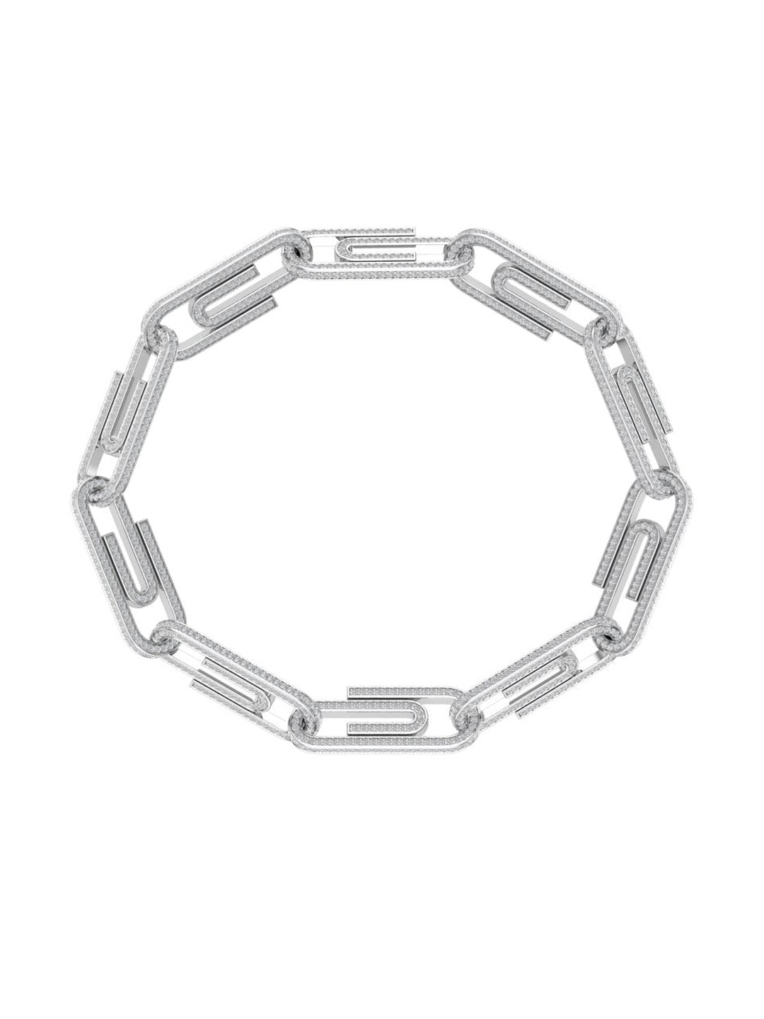 

Zillionaire Unisex Silver Bracelet