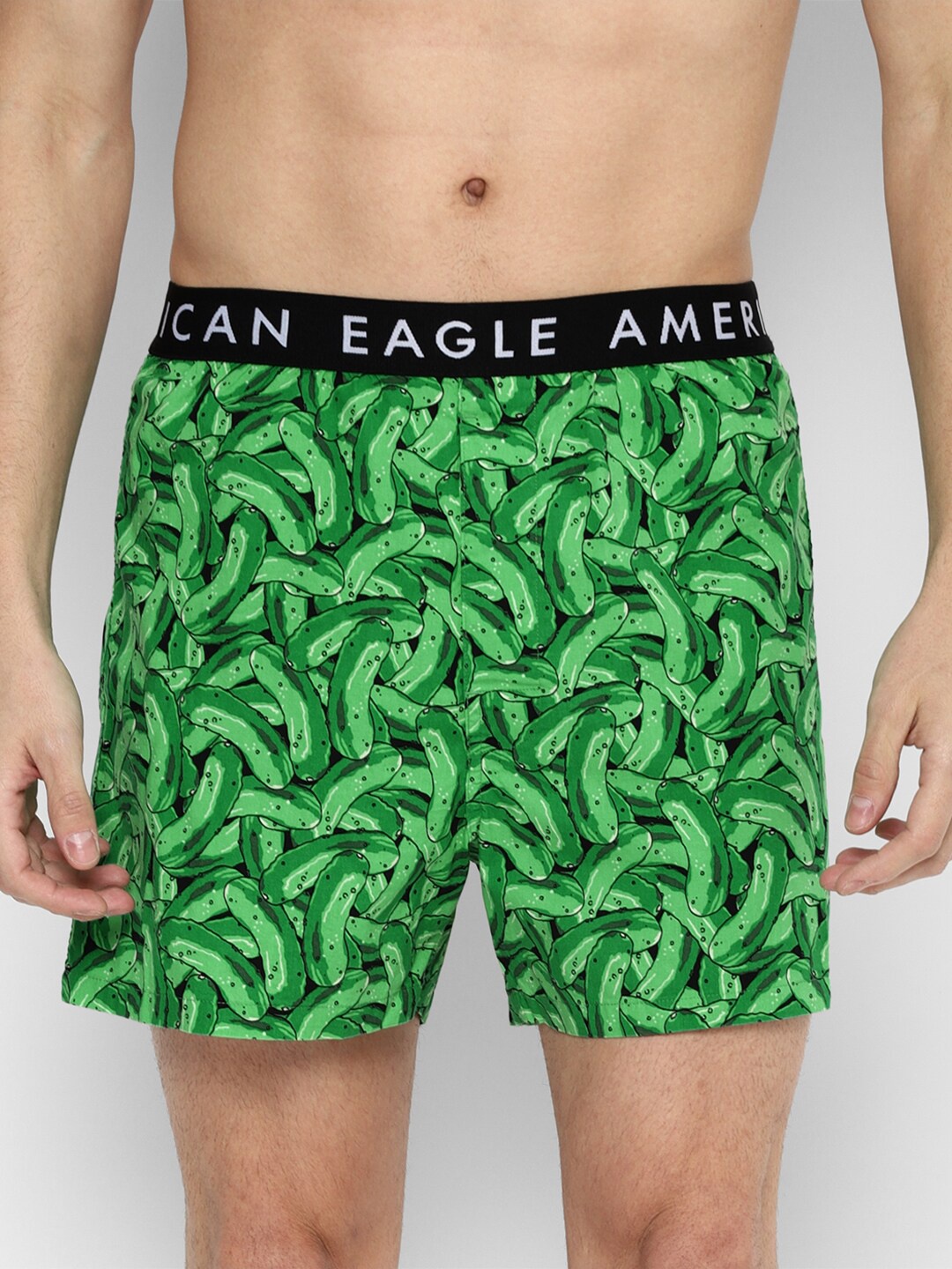 

AMERICAN EAGLE OUTFITTERS Men Green Printed Boxers