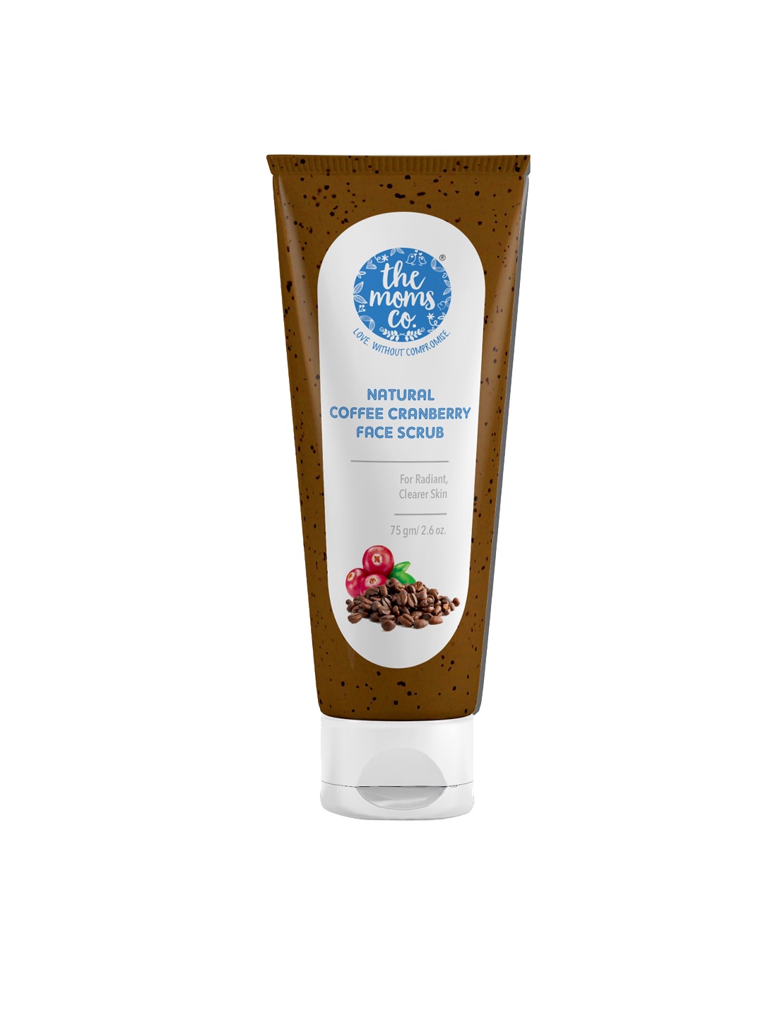 

The Moms Co. Natural Cranberry Coffee Face Scrub (75 gm), Brown