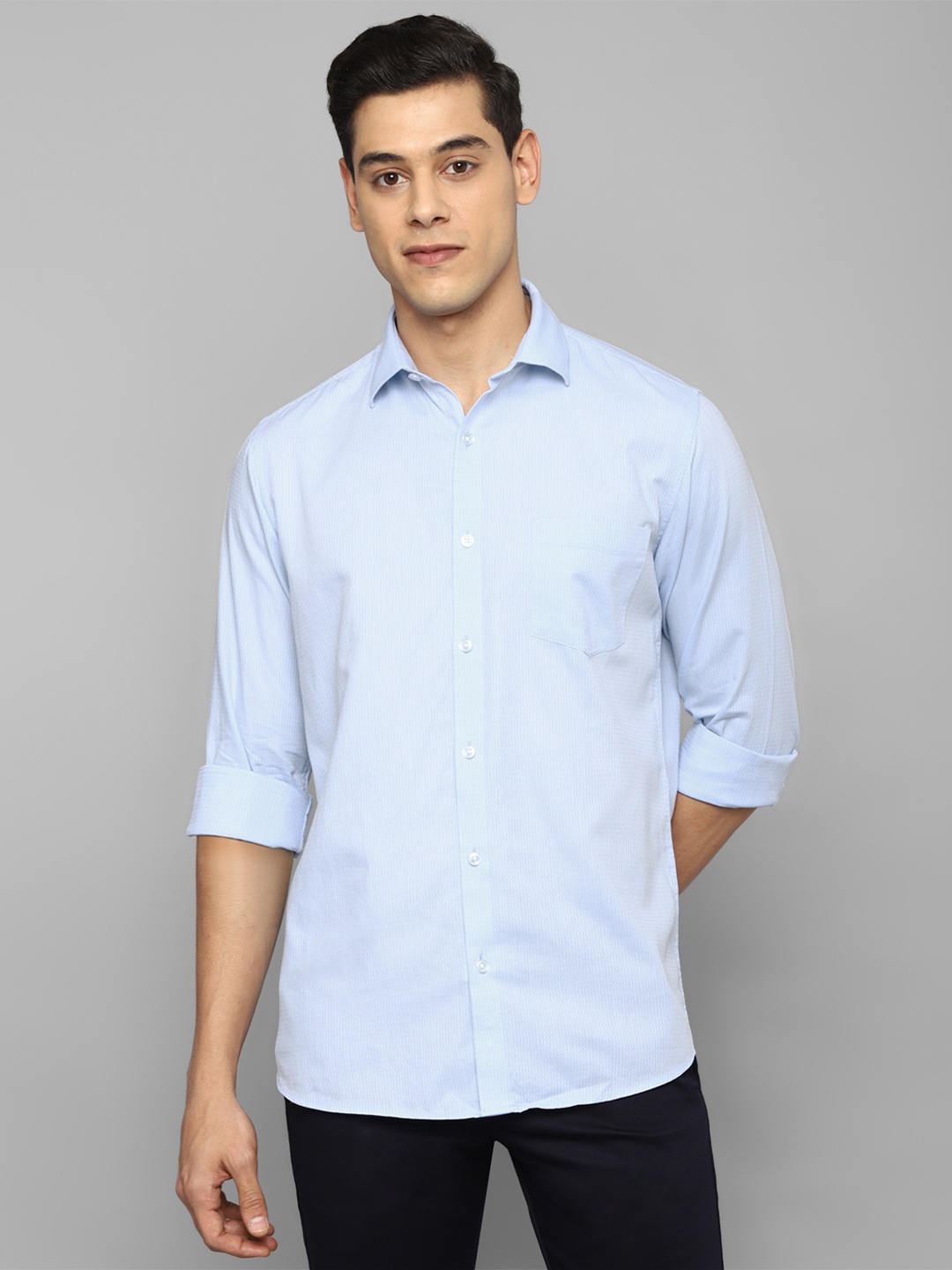 

Allen Solly Men Blue Slim Fit Casual Shirt