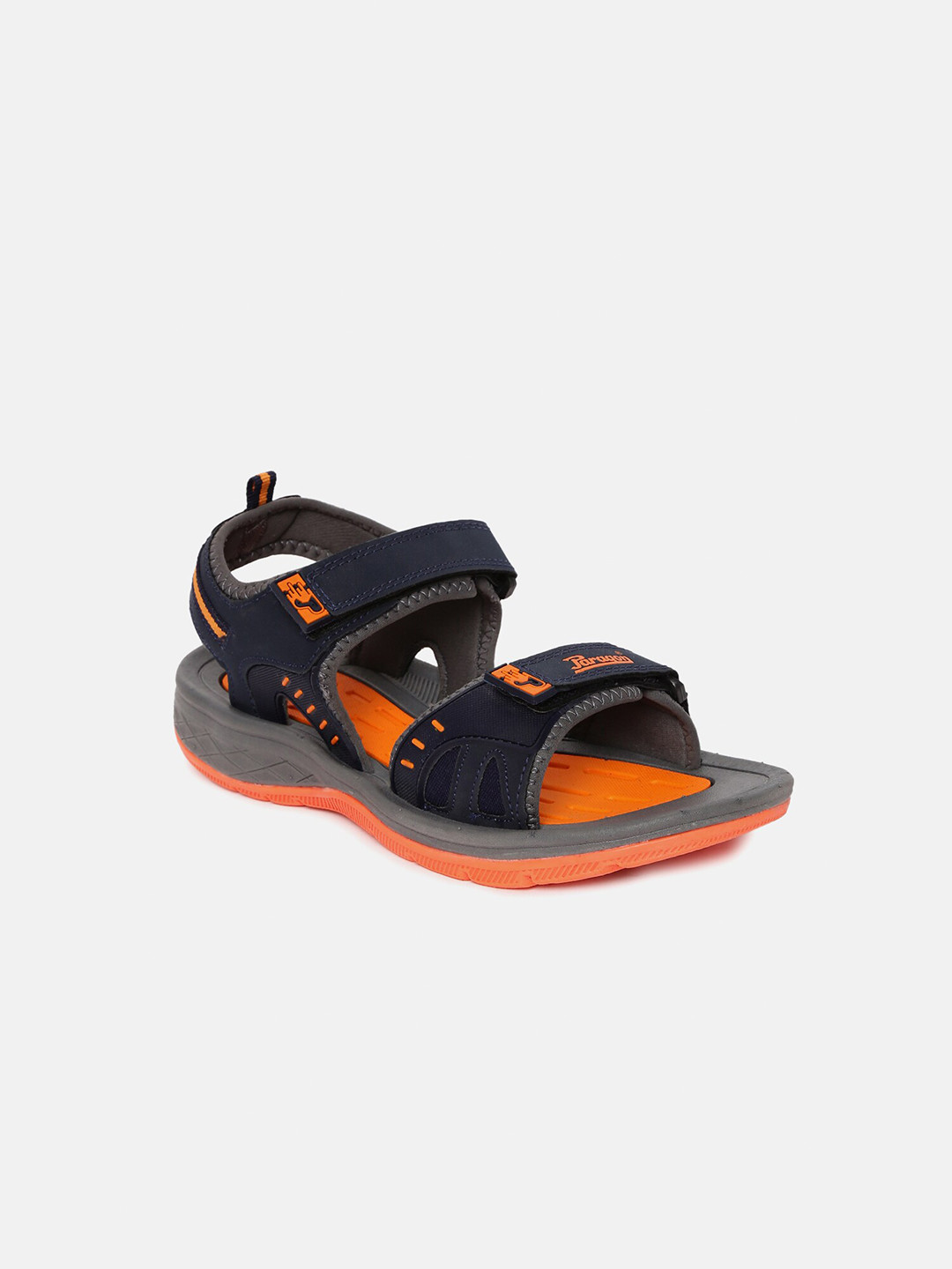 

Paragon Men Blue & Orange Comfort Sandals