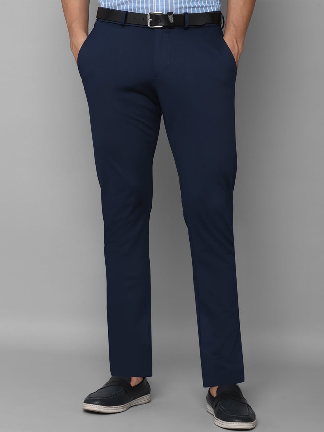 

Allen Solly Men Blue Slim Fit Trousers