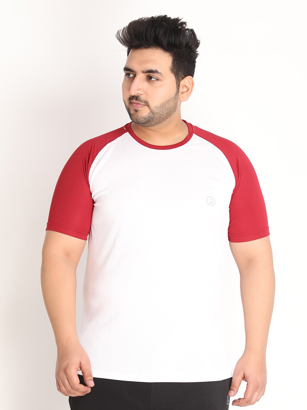 

CHKOKKO Plus Men White T-shirt