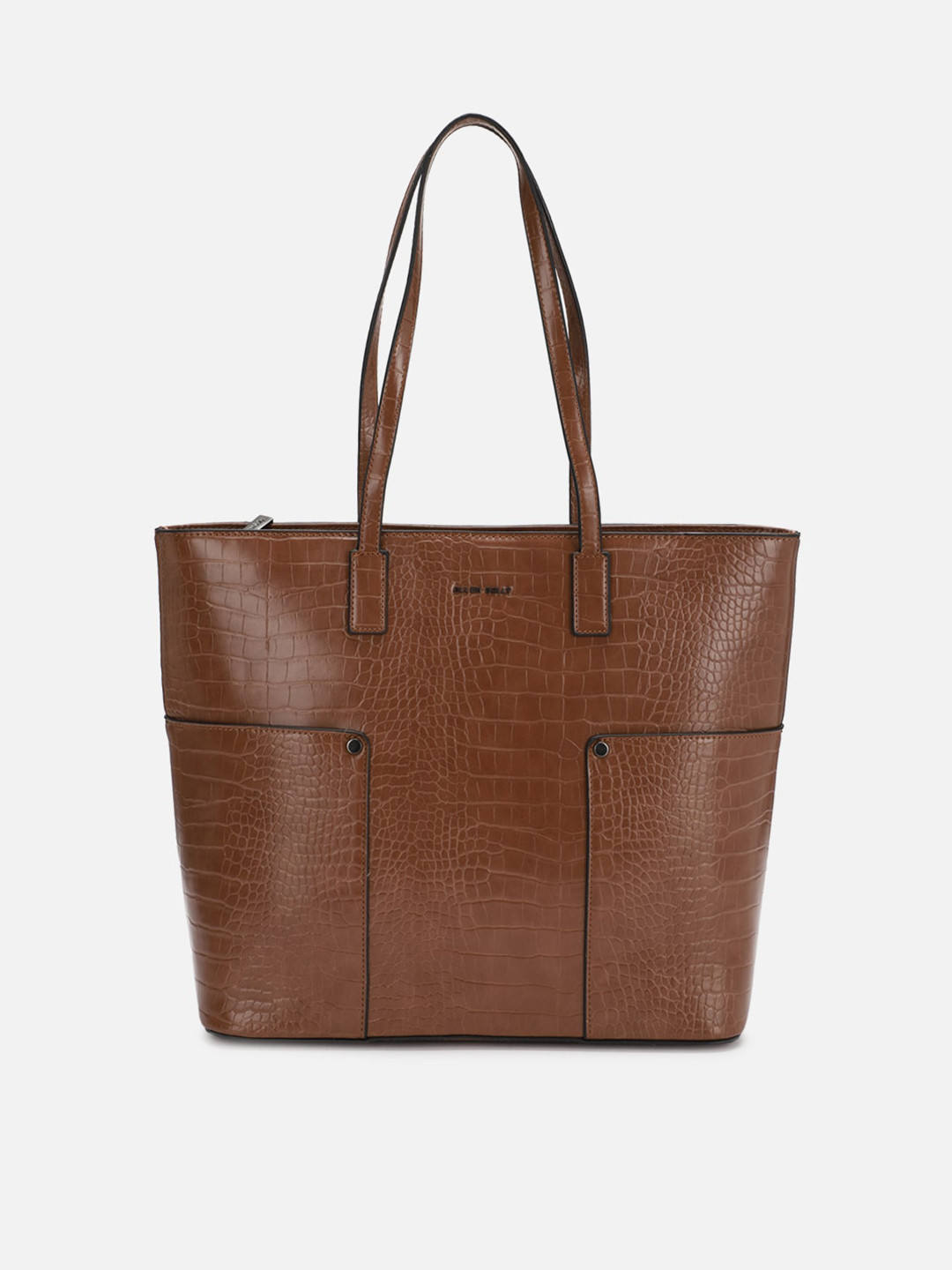 

Allen Solly Brown Textured PU Structured Shoulder Bag