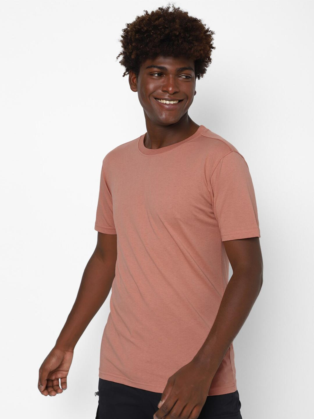 

FOREVER 21 Men Pink T-shirt