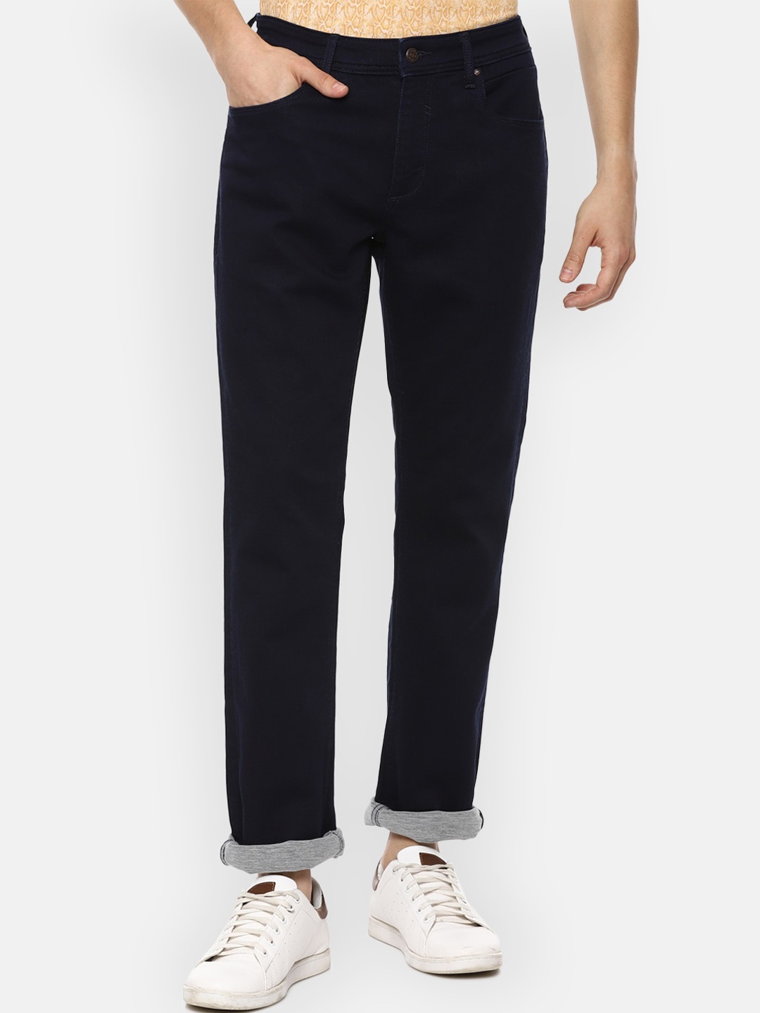 

Louis Philippe Jeans Men Navy Blue Slim Fit Jeans