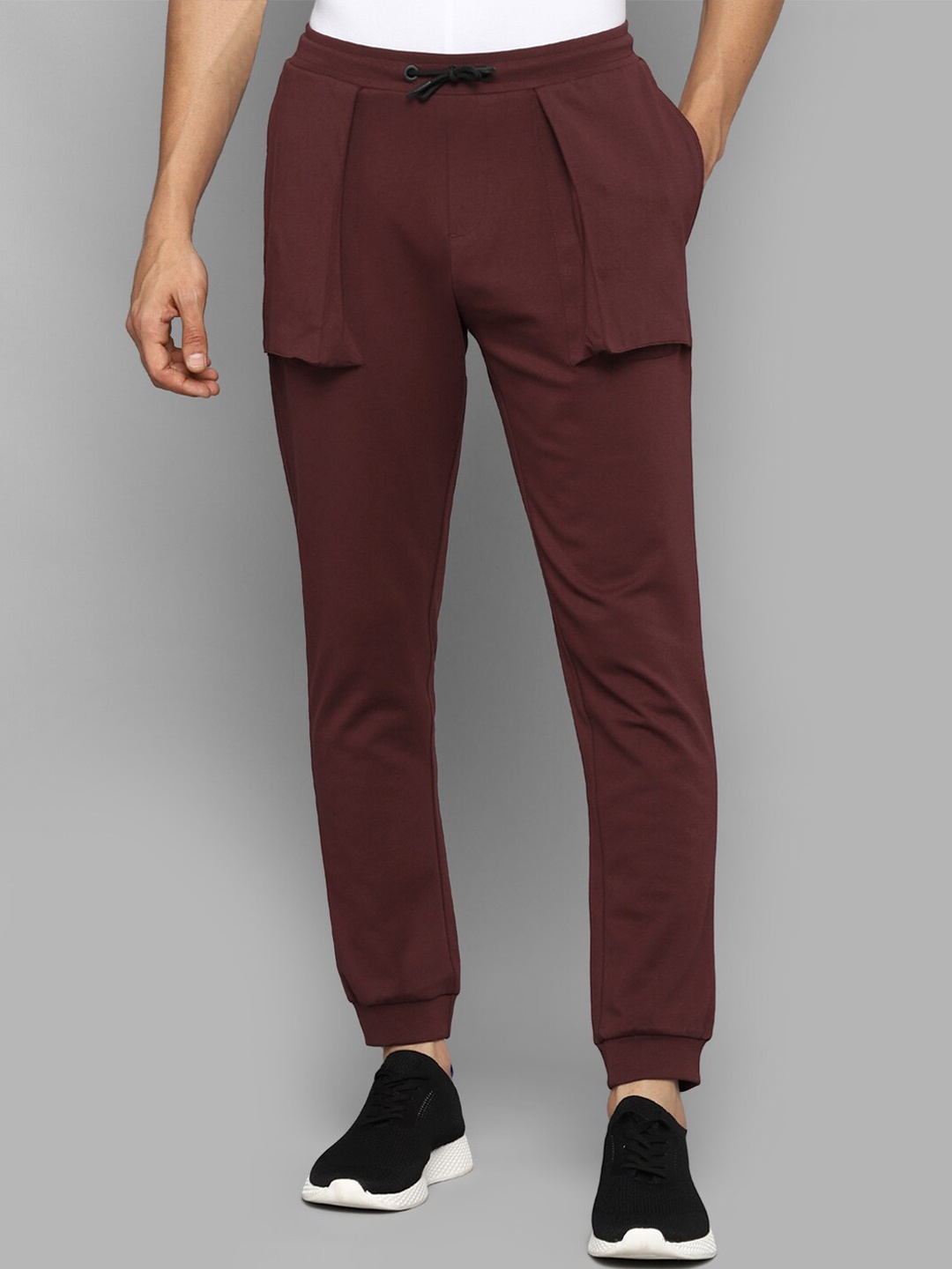 

Allen Solly Tribe Men Maroon Solid Joggers