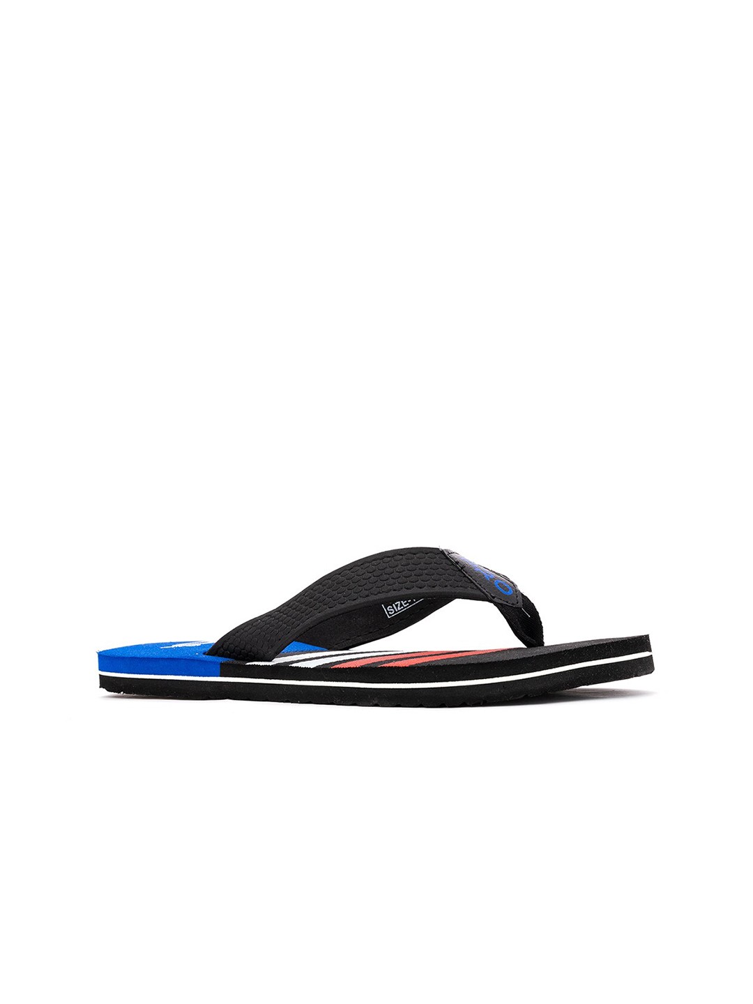 

Khadims Men Red & Blue Striped Room Slippers