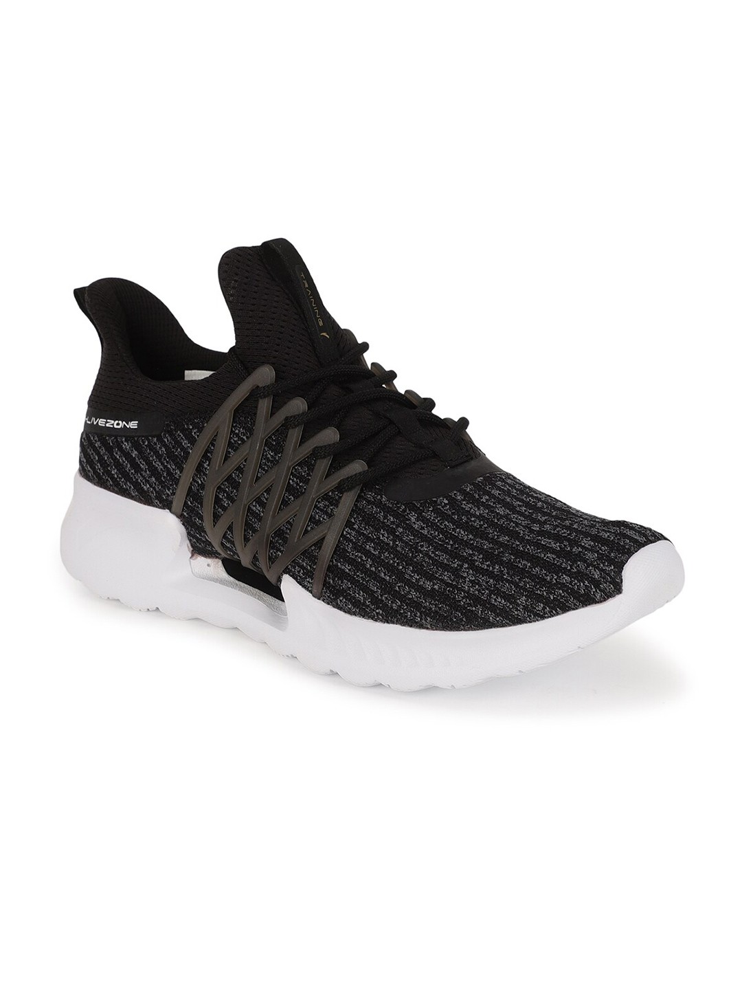 

Anta Men Black Mesh Training or Gym Non-Marking Shoes