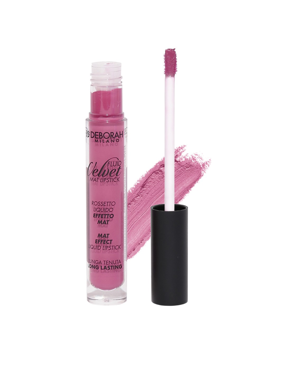 

Deborah Milano Rossetto Bouganville Violet Fluid Velvet Matte Lipstick 05, Purple