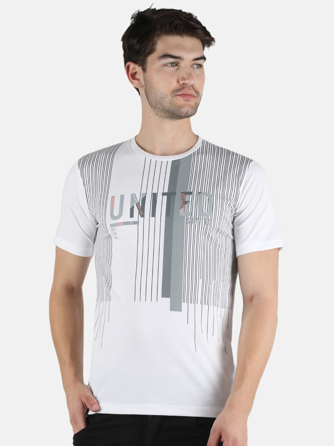 

Monte Carlo Men White Printed T-shirt