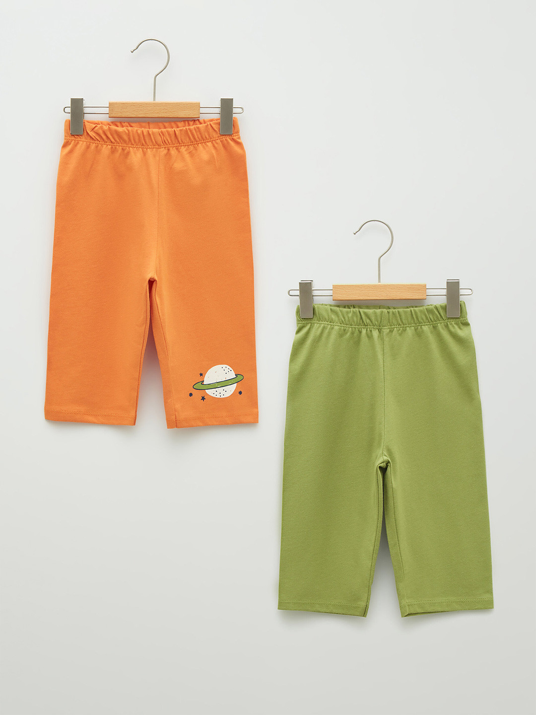

LC Waikiki Boys Pack of 2 Pure Cotton Shorts, Orange