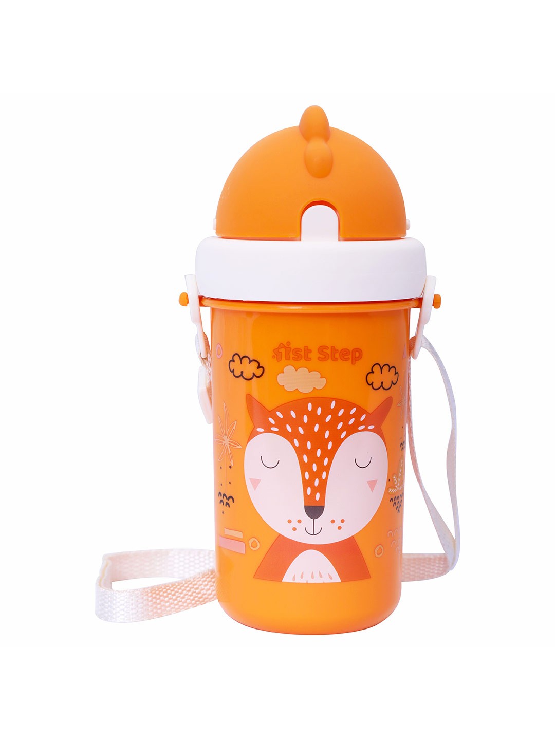 

1st Step Kids Orange Printed Sipper Bottle