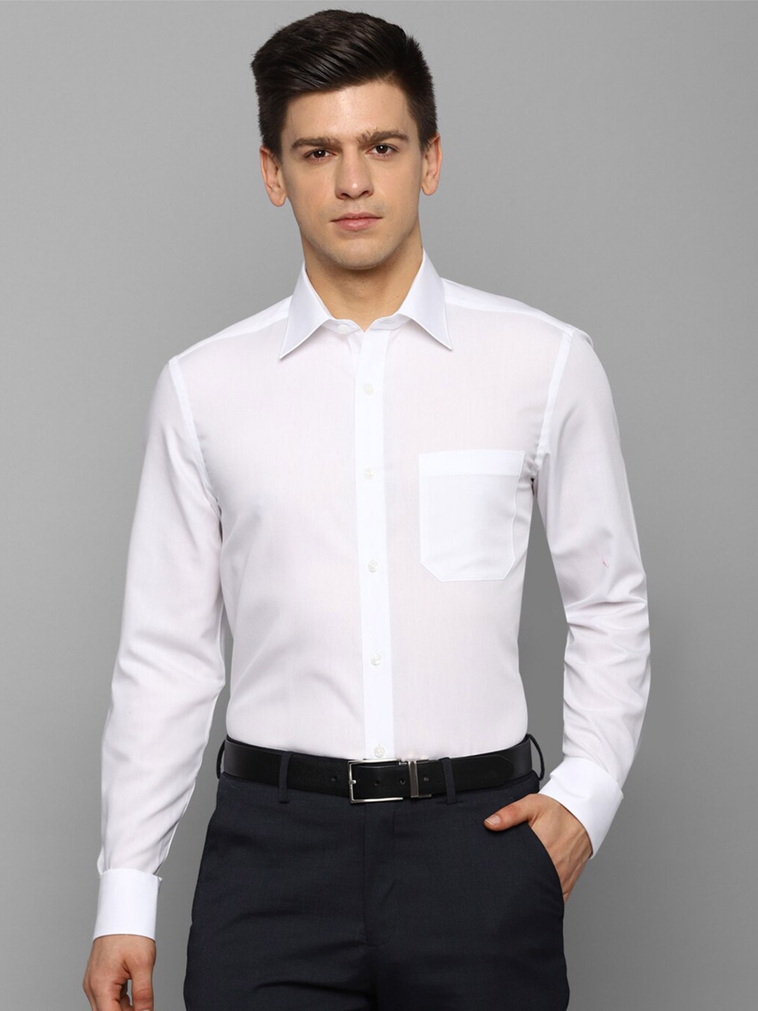 

Louis Philippe Men White Formal Shirt