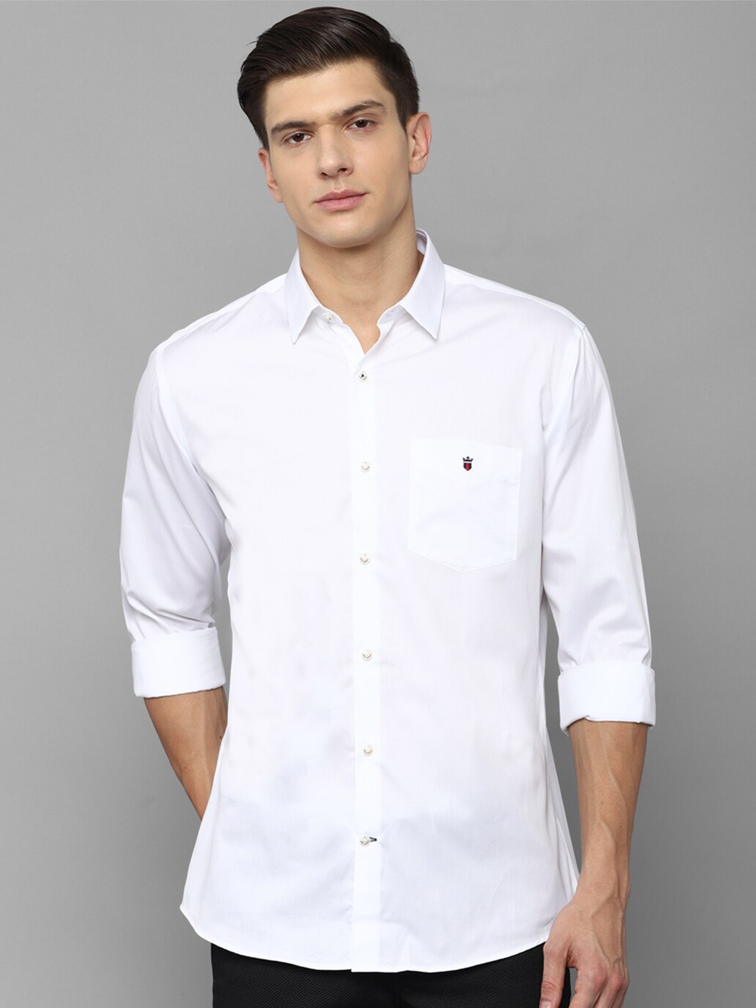 

Louis Philippe Sport Men White Slim Fit Cotton Casual Shirt