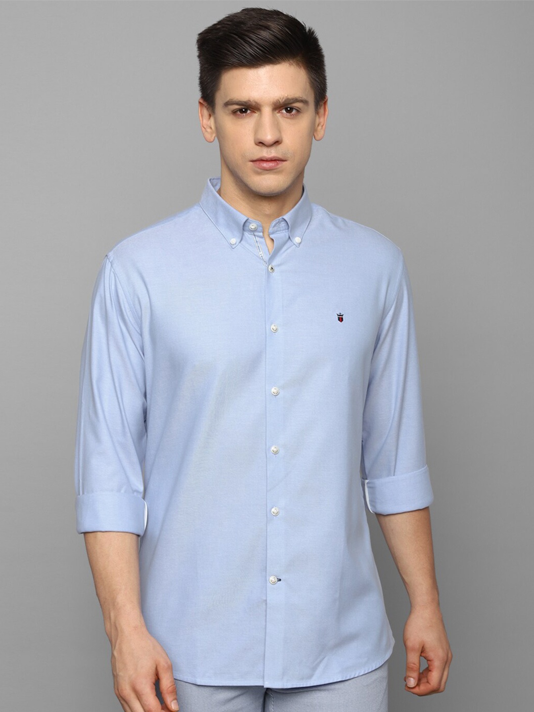 

Louis Philippe Sport Men Blue Slim Fit Cotton Casual Shirt