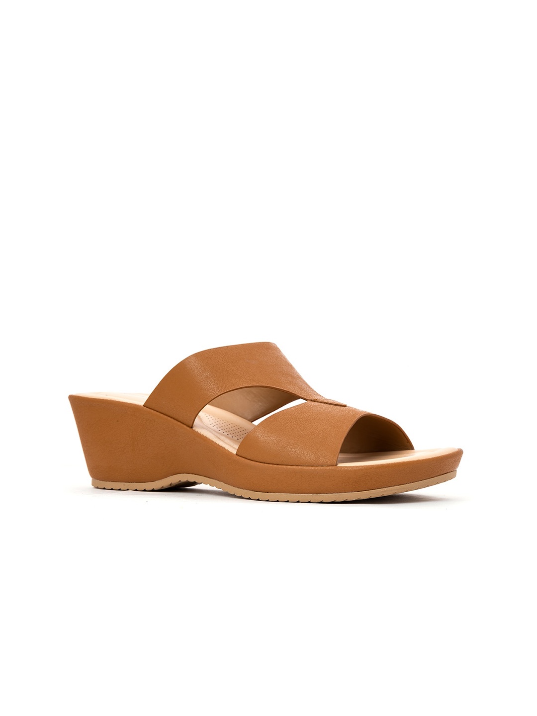 

Khadims Women Coffee Brown Wedge Synthetic Heels