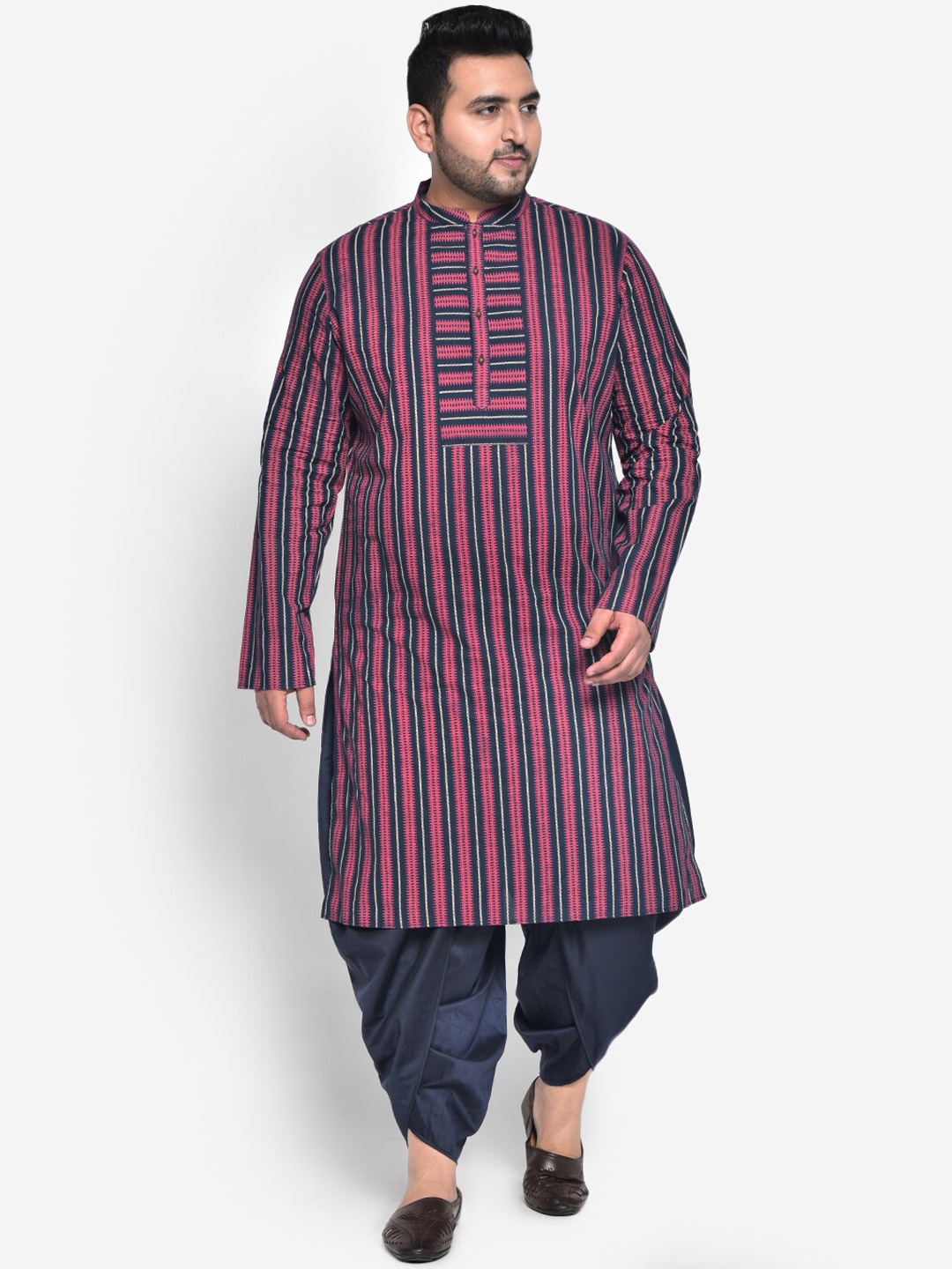 

KISAH PLUS Men Red Plus size Kurta