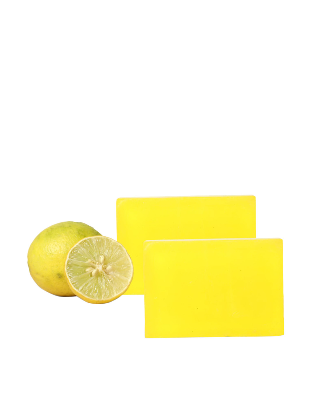 

Stay Soapy Set of 2 Premium Lemon Bathing Soap with Pure Essential Oil - 120 g Each, Yellow
