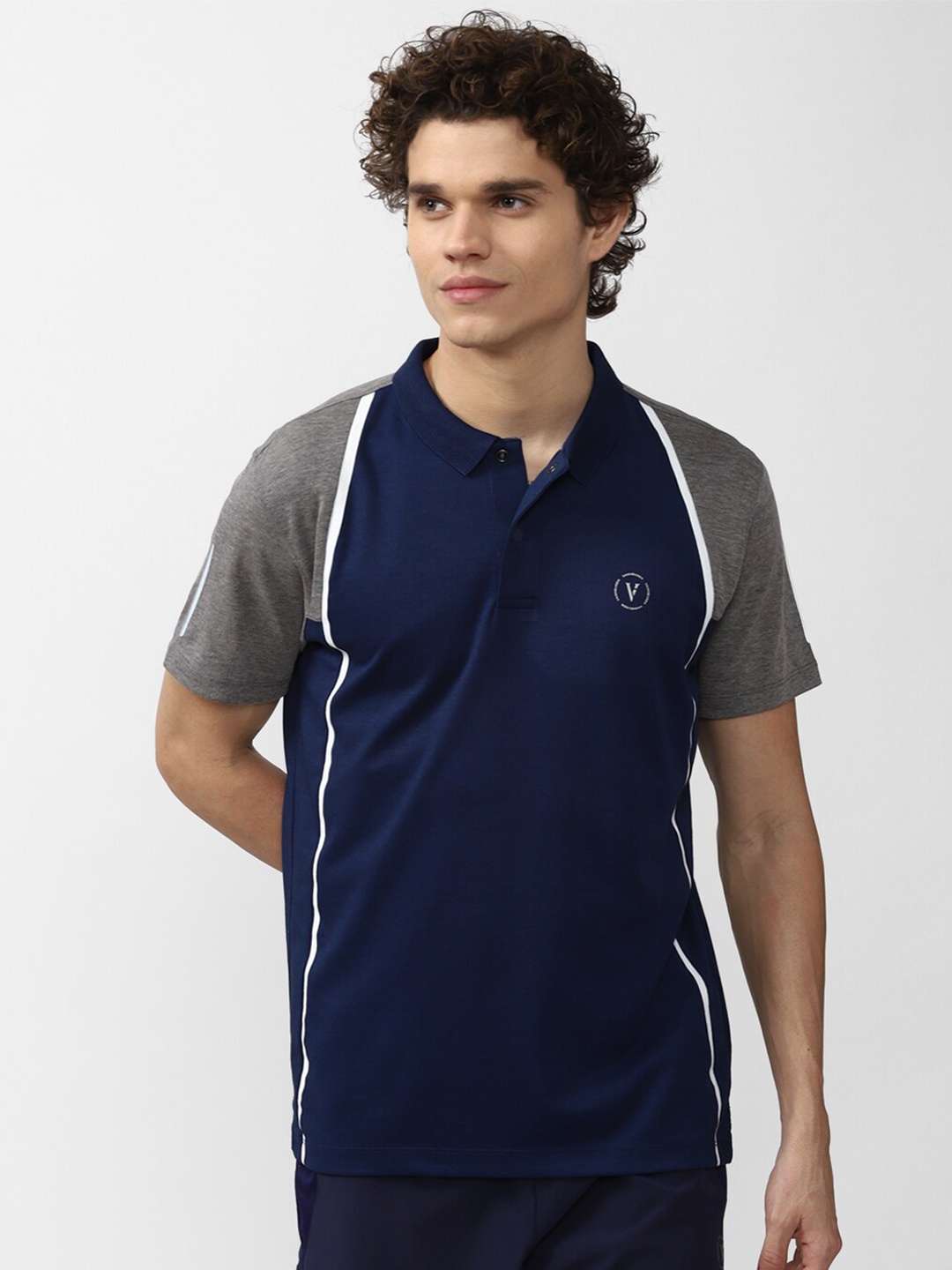 

Van Heusen Flex Men Polo Collar Golf T-shirt, Navy blue