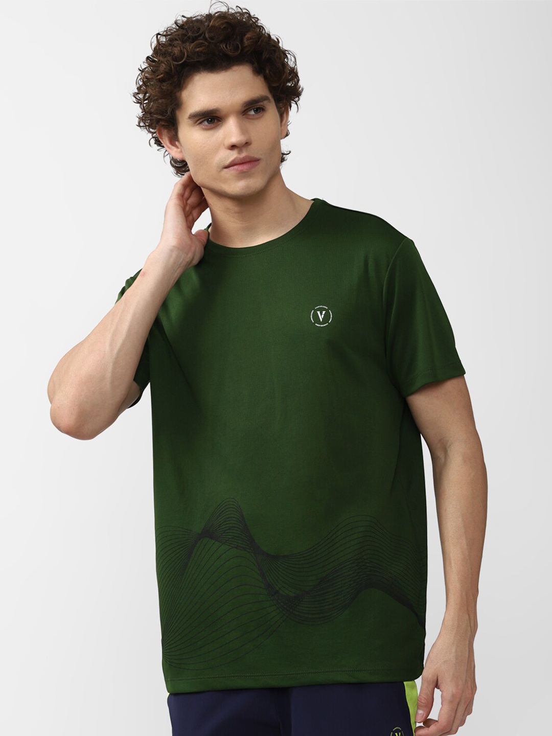 

Van Heusen Flex Men Solid Slim Fit Golf T-shirt, Green
