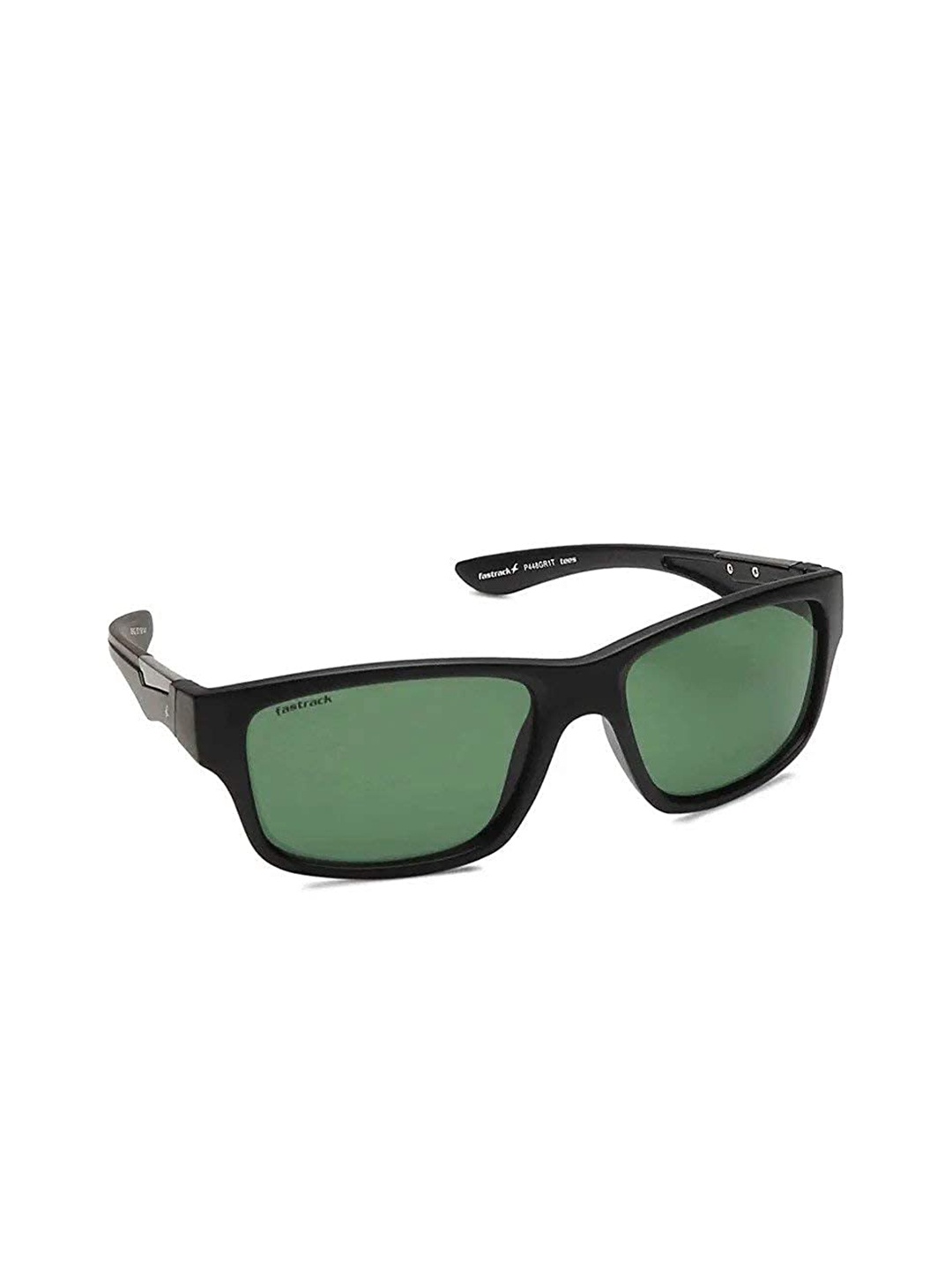 

Fastrack Unisex Green Lens & Black Square Sunglasses with UV Protected Lens P448GR1T