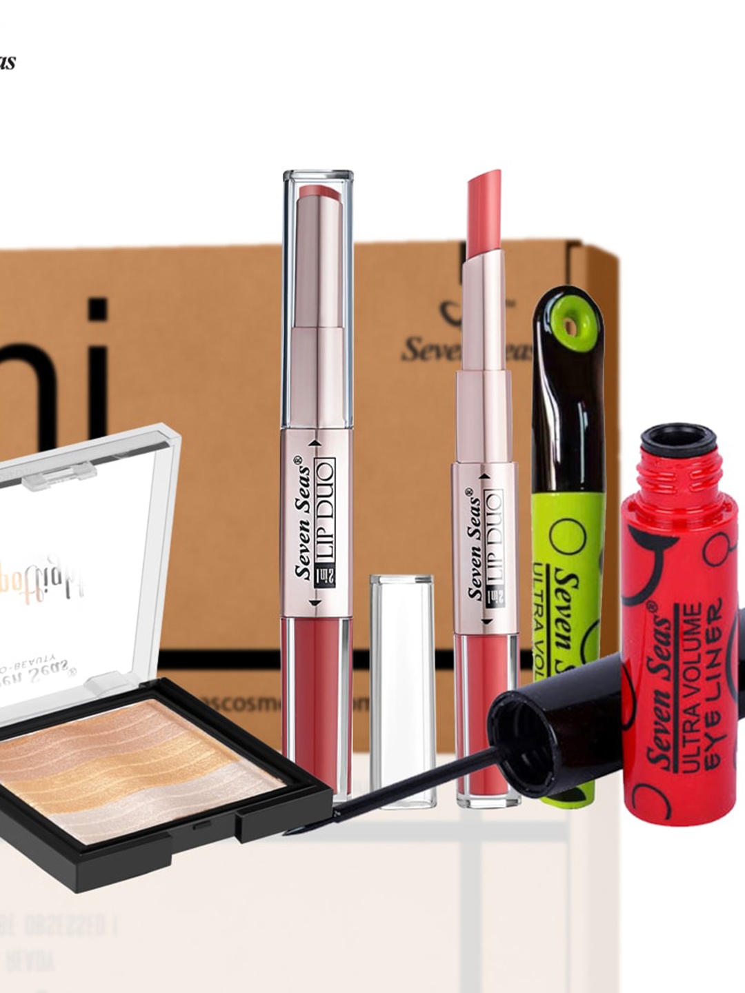

Seven Seas Eye Lips Beauty Enhance Makeup Kit, Black