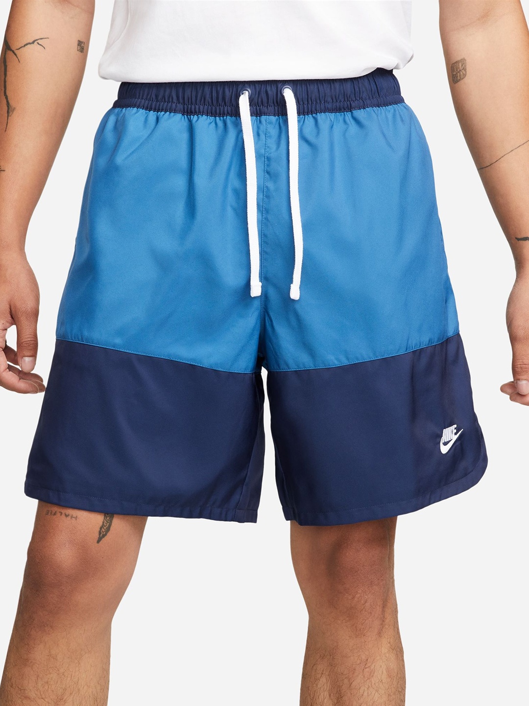 

Nike Men Blue AS M NSW SPE Colourblocked Sports Shorts