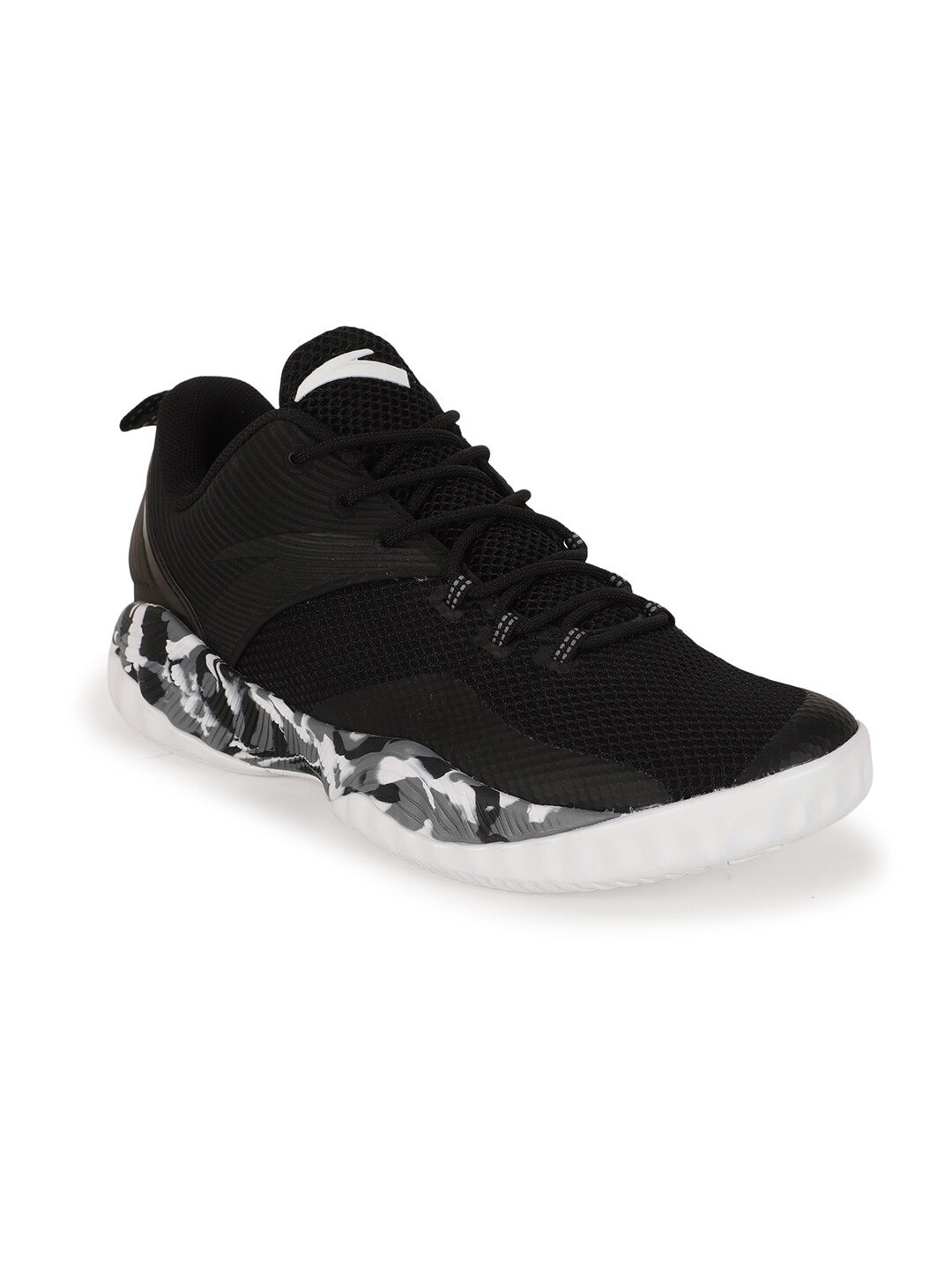

Anta Men Black Team Basketball Non-Marking Sports Shoes