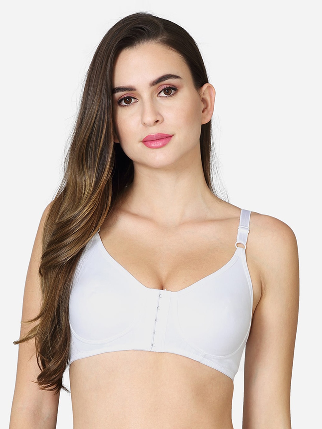 

VStar Women White Seamless Medium Support Medium Coverage Bra