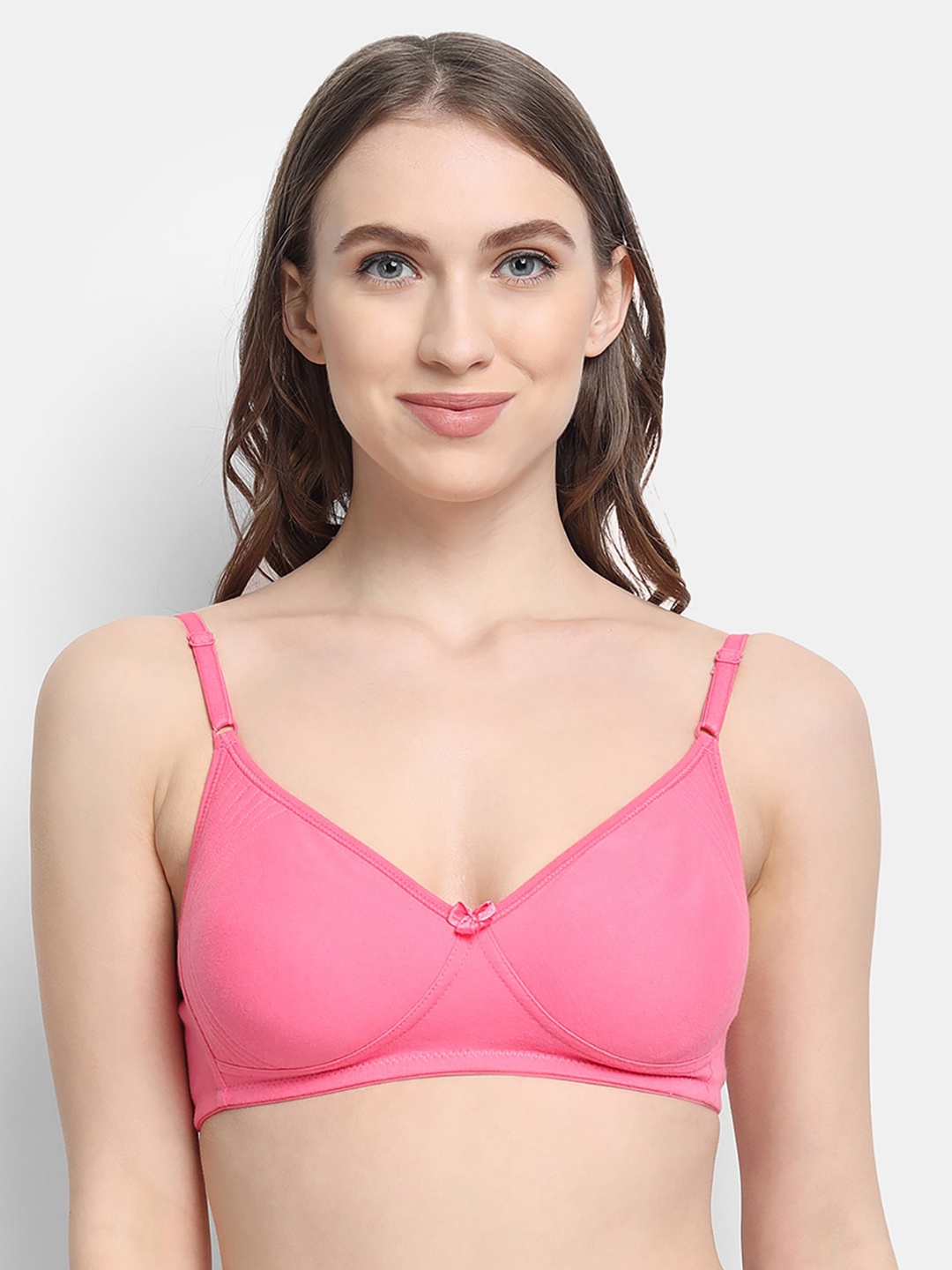 

VStar Women Pink Seamless Medium Support Medium Coverage Bra