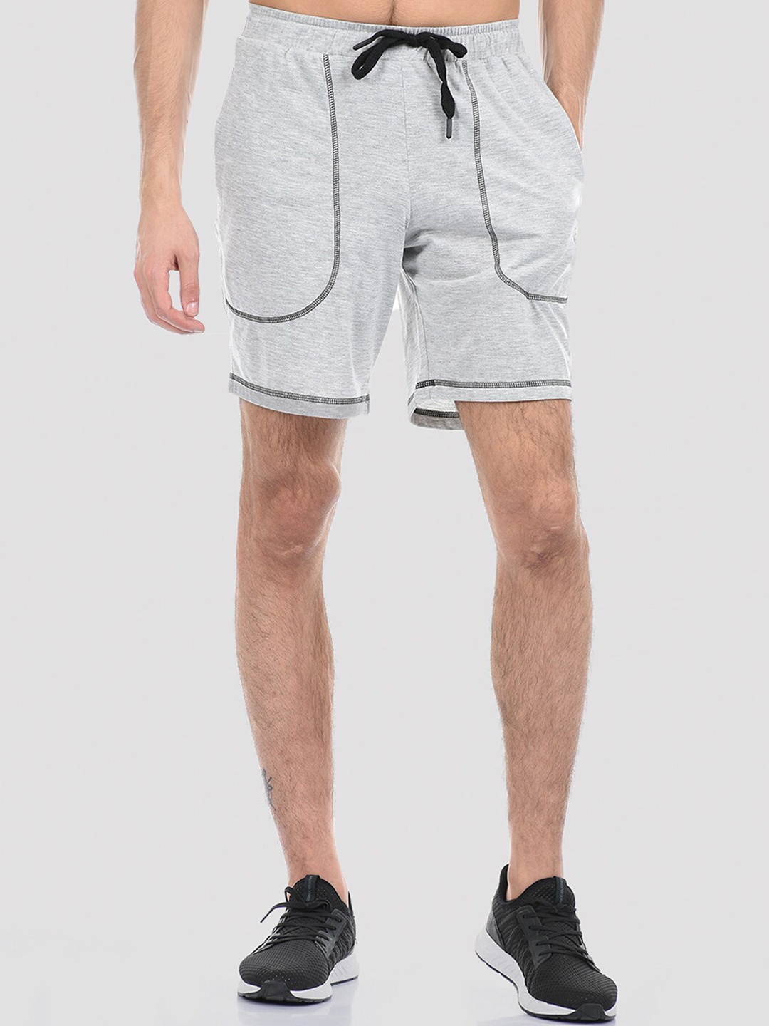

Cloak & Decker by Monte Carlo Men Grey Regular Shorts