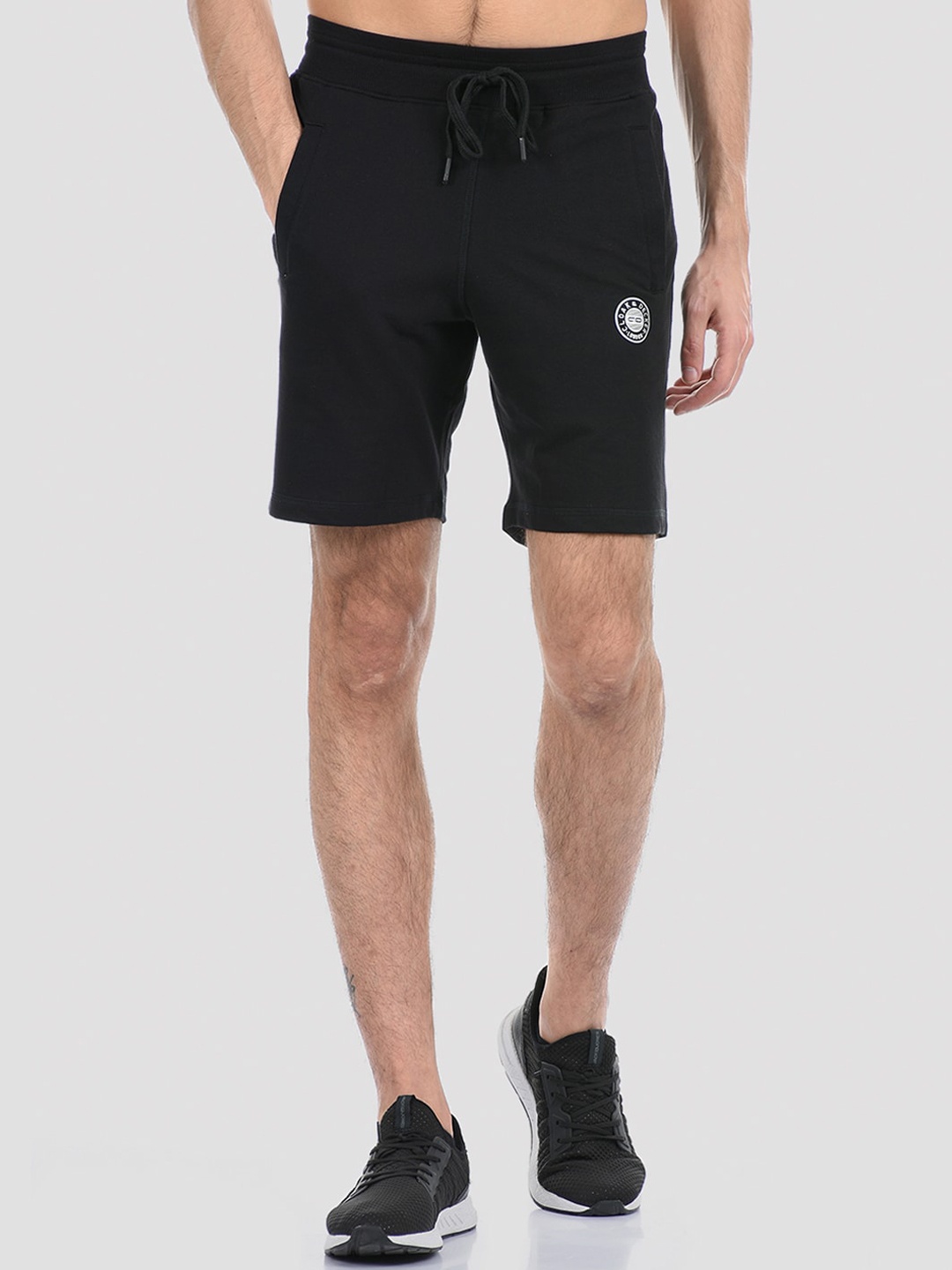 Cloak & Decker by Monte Carlo Men Black Sports Shorts