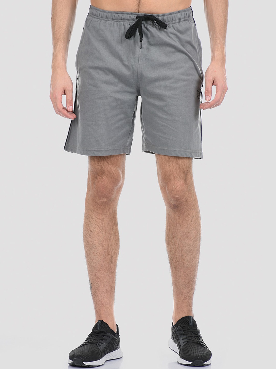 

Cloak & Decker by Monte Carlo Men Grey Sports Shorts