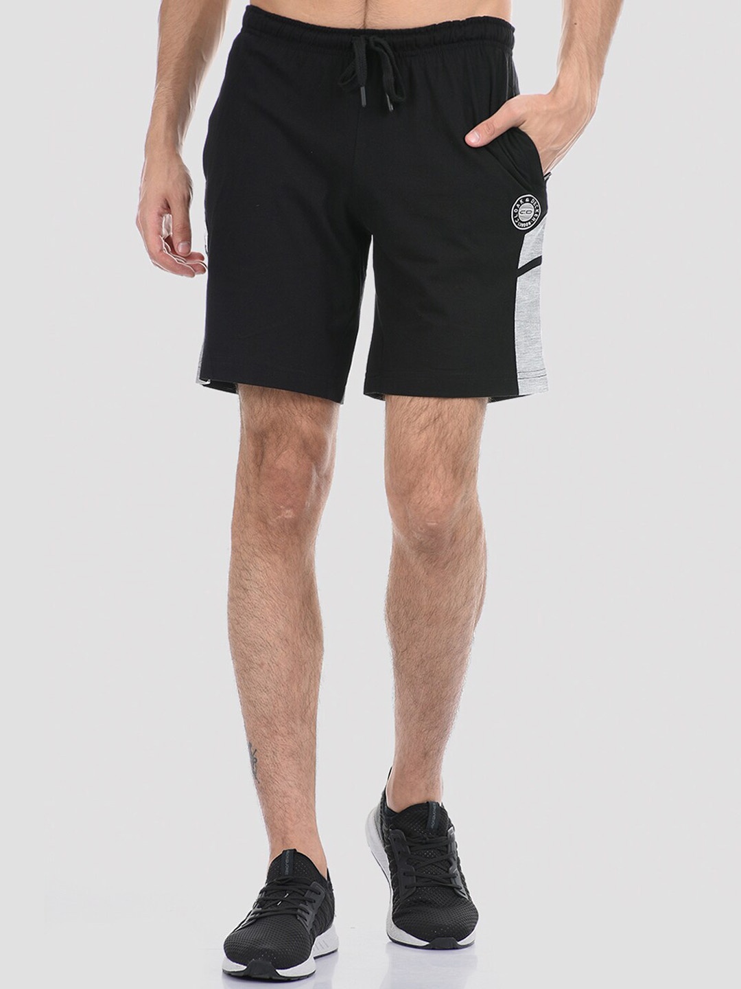 

Cloak & Decker by Monte Carlo Men Black Sports Shorts