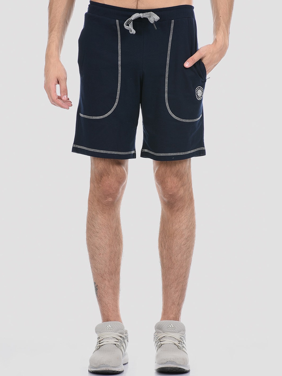 

Cloak & Decker by Monte Carlo Men Navy Blue Sports Shorts