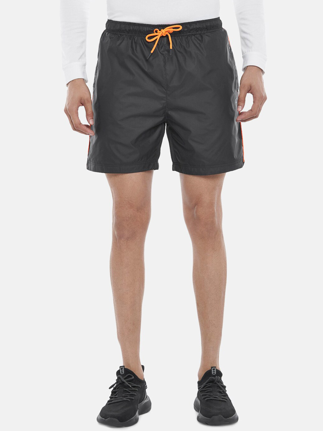 

Ajile by Pantaloons Men Black Slim Fit Shorts