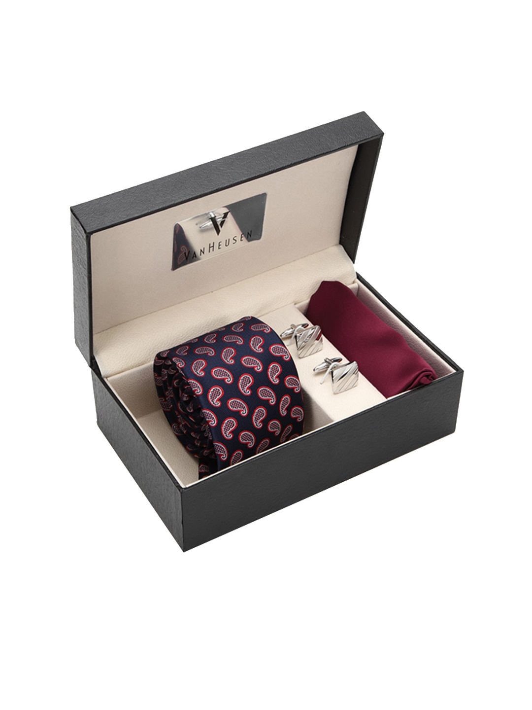 

Van Heusen Men Purple Accessory Gift Set
