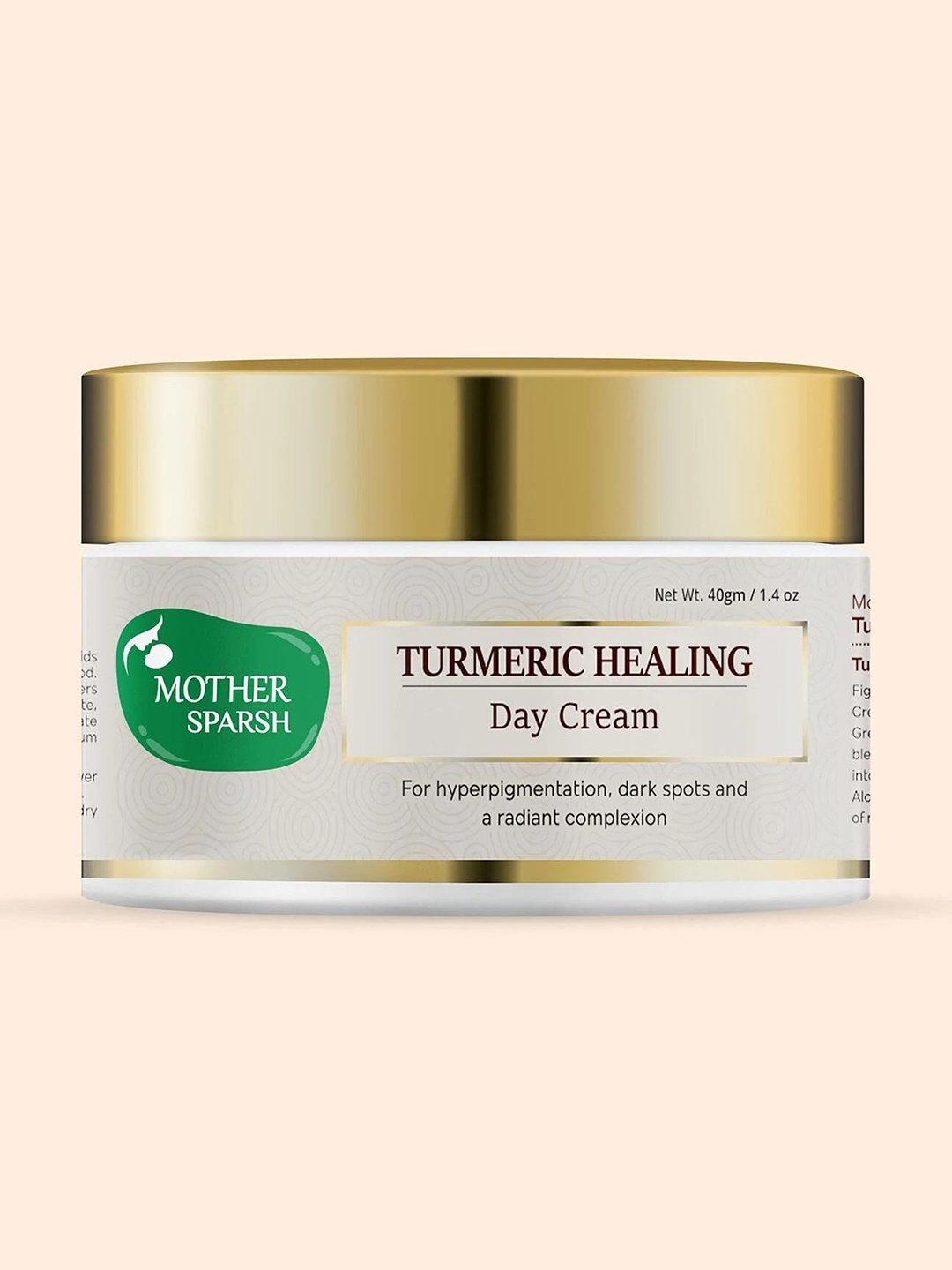 

Mother Sparsh Turmeric Healing Day Cream-40g, White