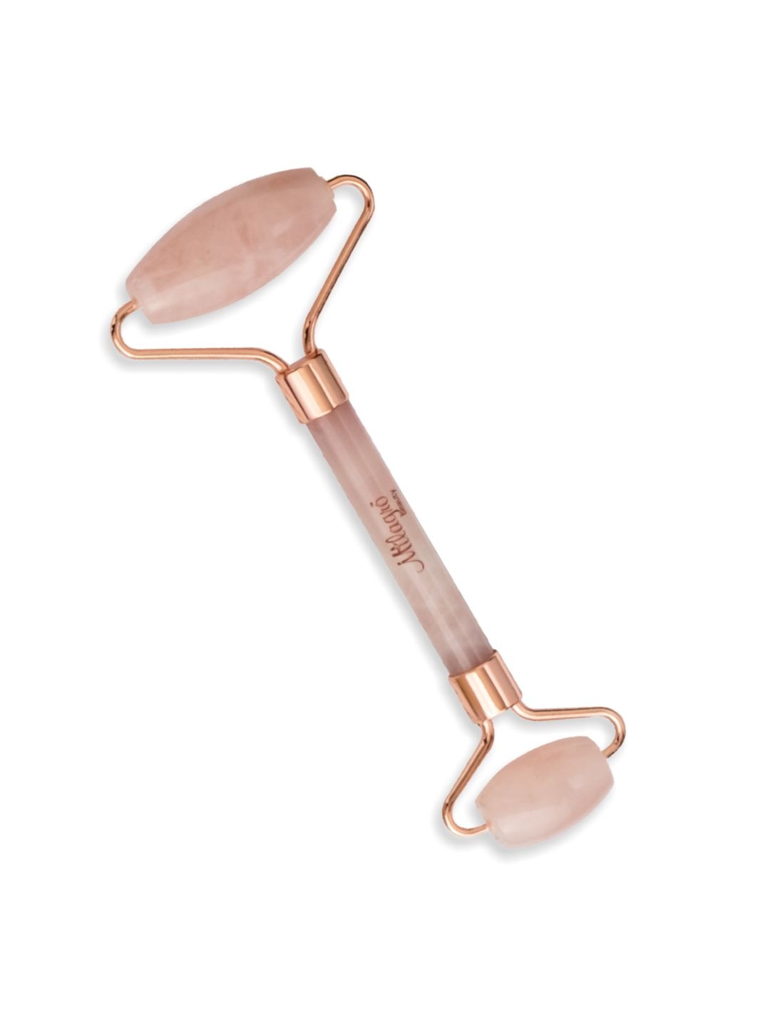 

Milagro beauty Rose Quartz Double-Sided Jade Stone Roller - Pink