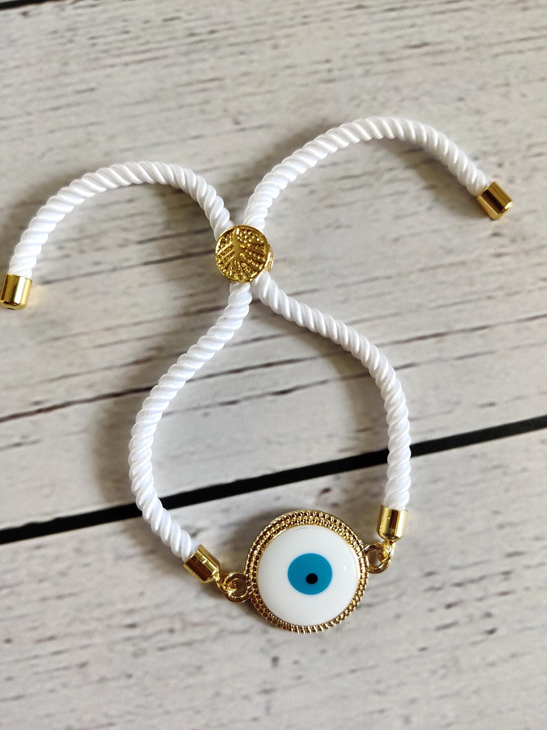 

EL REGALO Bracelet Rakhi Combo for Bhaiya With Roli Chawal Shagun and Greeting Card, White